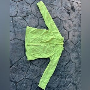 Women’s large light green Columbia rain/sports jacket